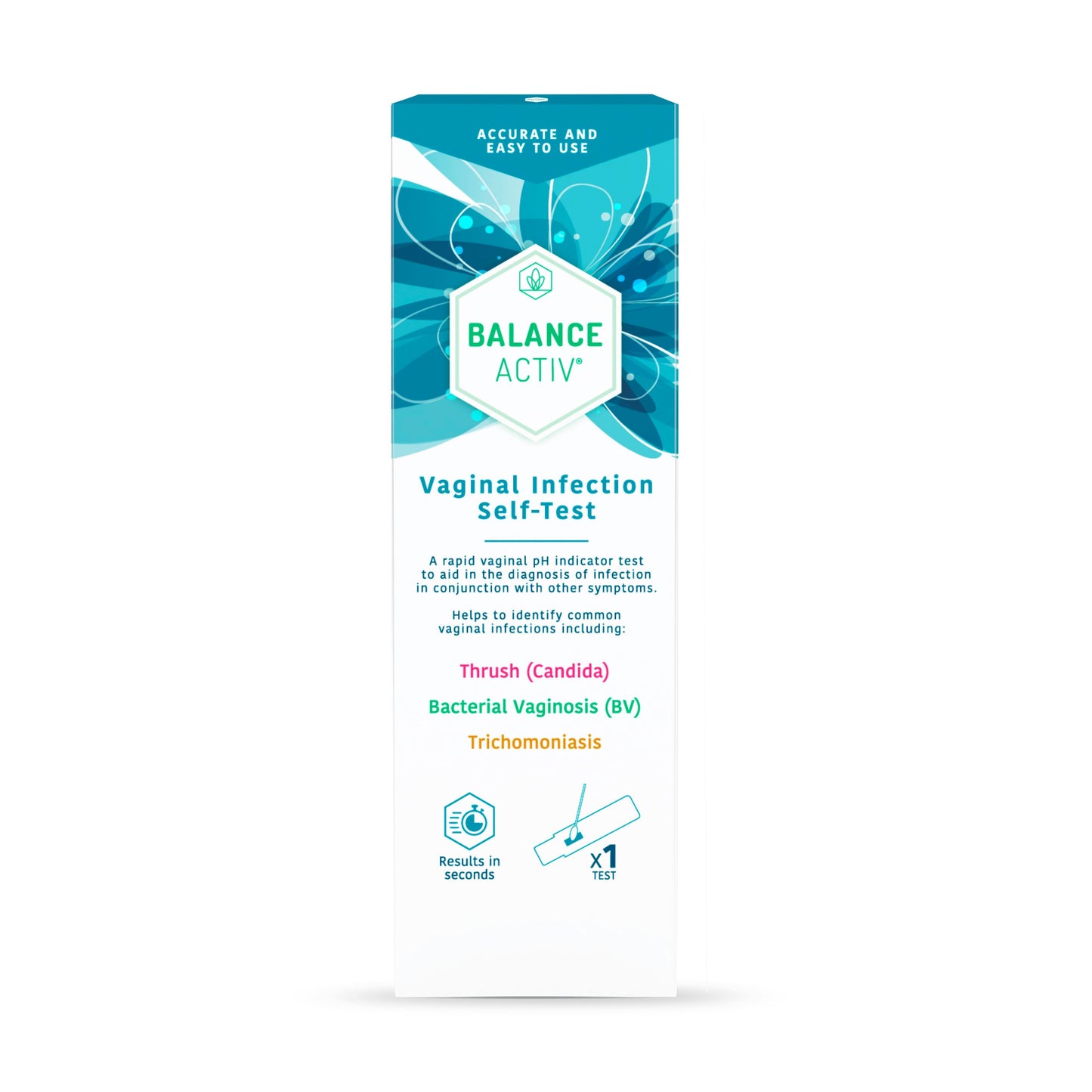 Balance Activ pH Test Kit - Self Test Kit for BV, Thrush & Trichomoniasis